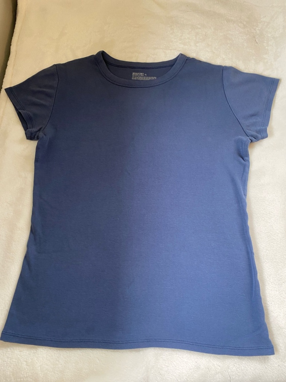 Mossimo Supply Co. Women's Navy Blue Short Sleeve Tee